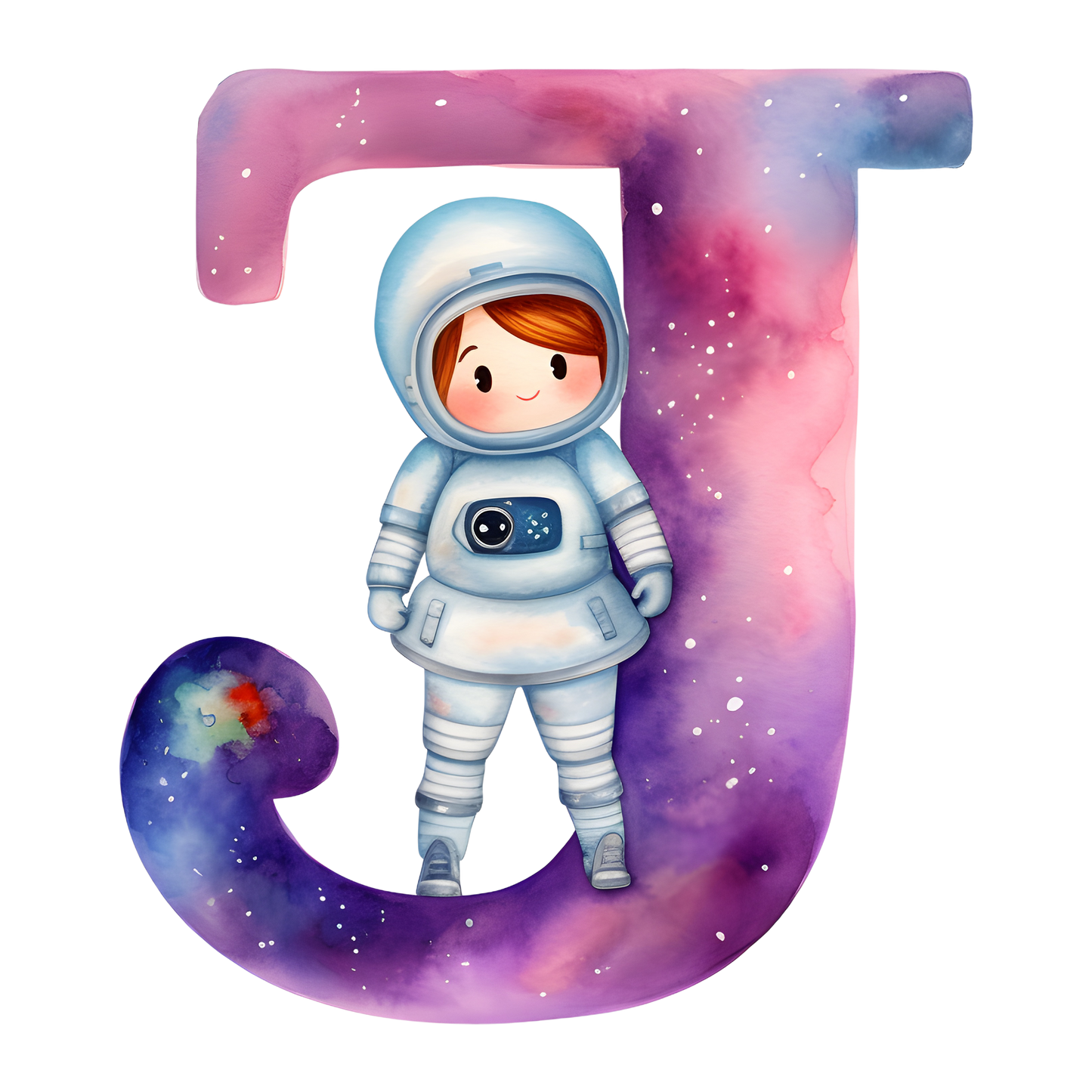 Illustrated Alphabet Mug - Astronaut