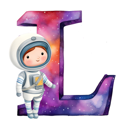 Illustrated Alphabet Mug - Astronaut