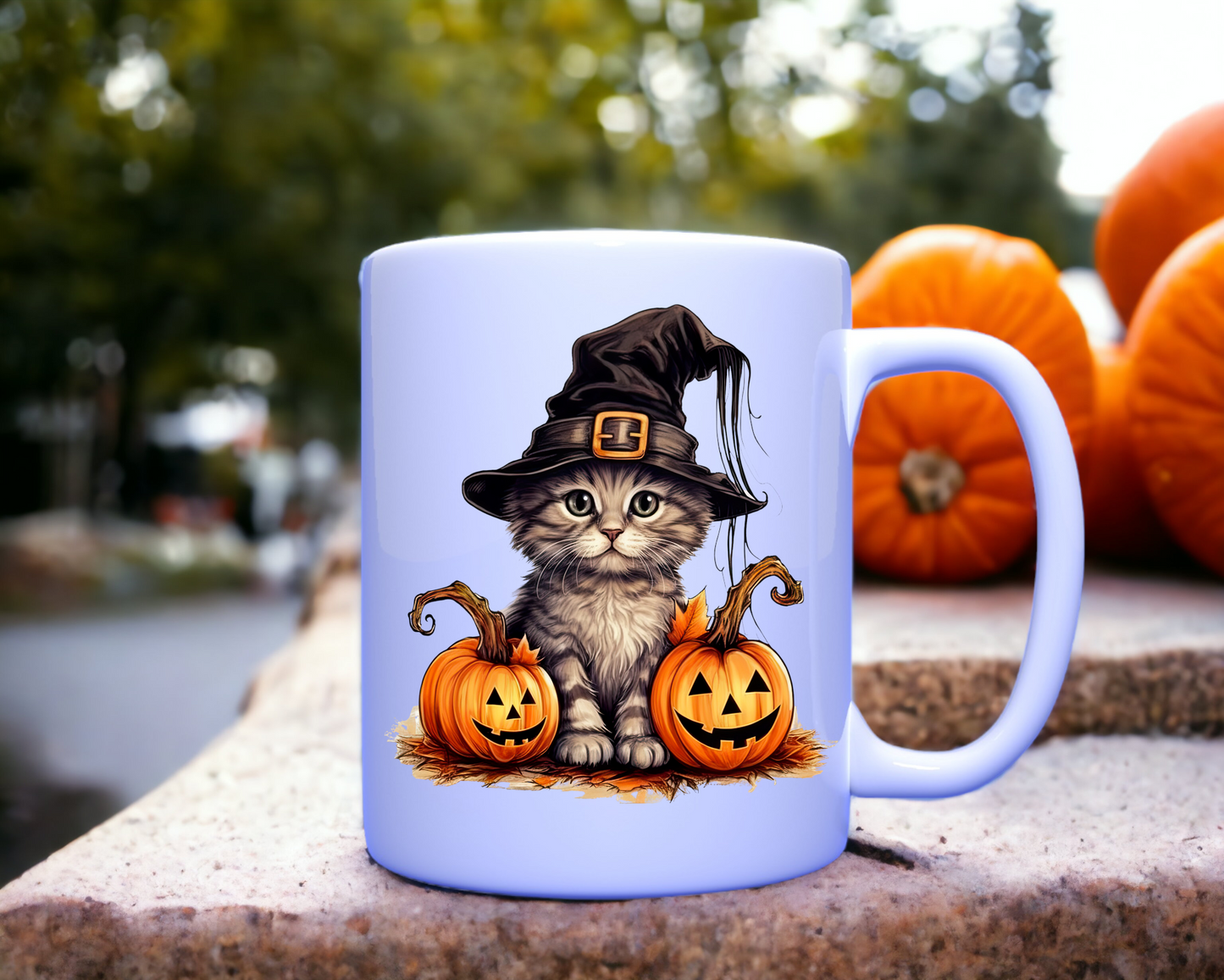 Kitty Kat Halloween Mugs