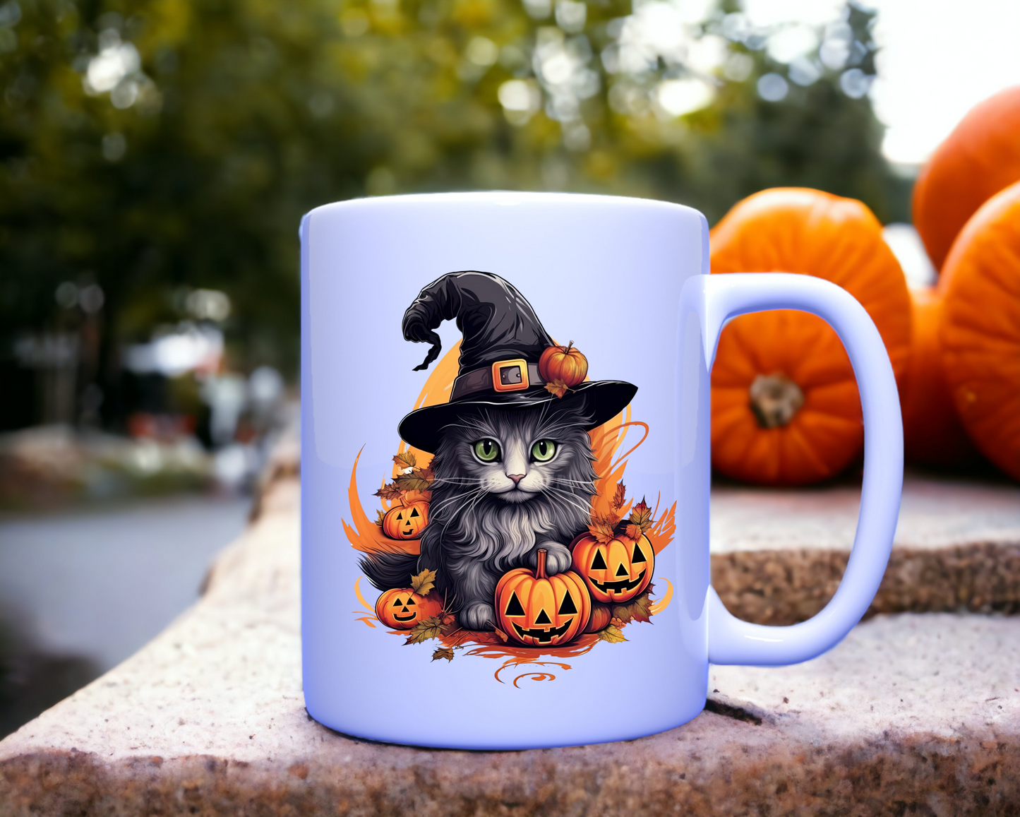 Kitty Kat Halloween Mugs