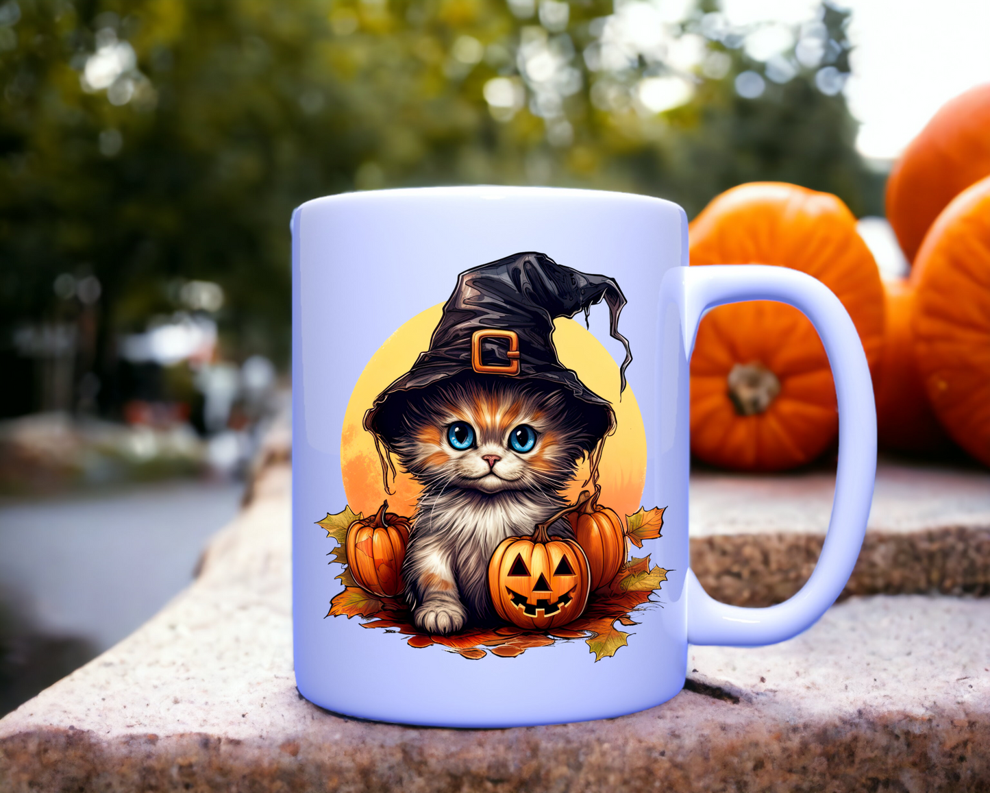 Kitty Kat Halloween Mugs