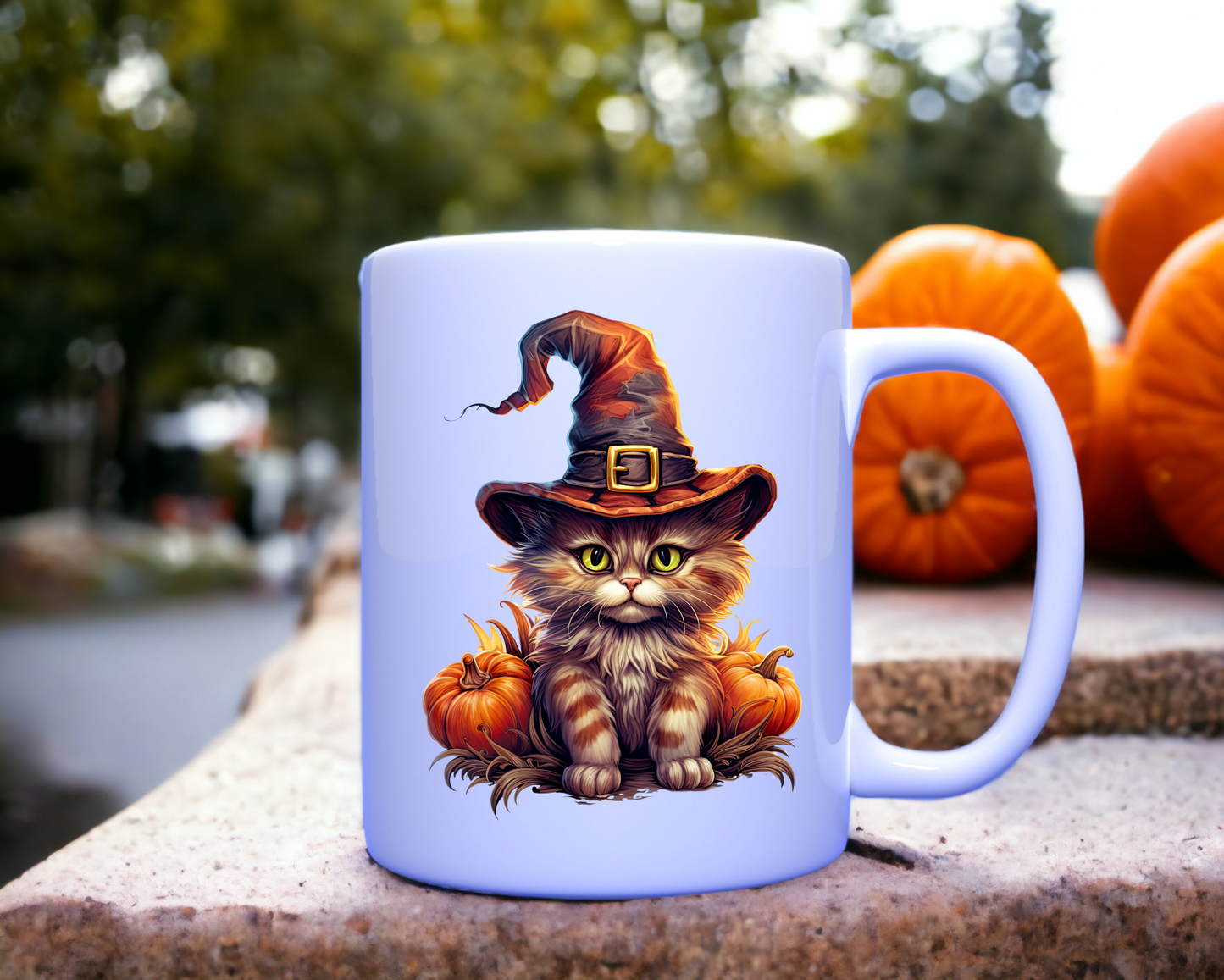 Kitty Kat Halloween Mugs