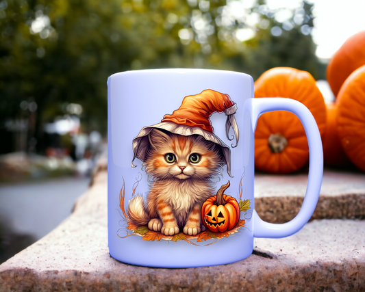 Kitty Kat Halloween Mugs